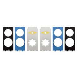'Fallout UV Reactive Vault-Tec Logo Speaker Inserts - Set of 2